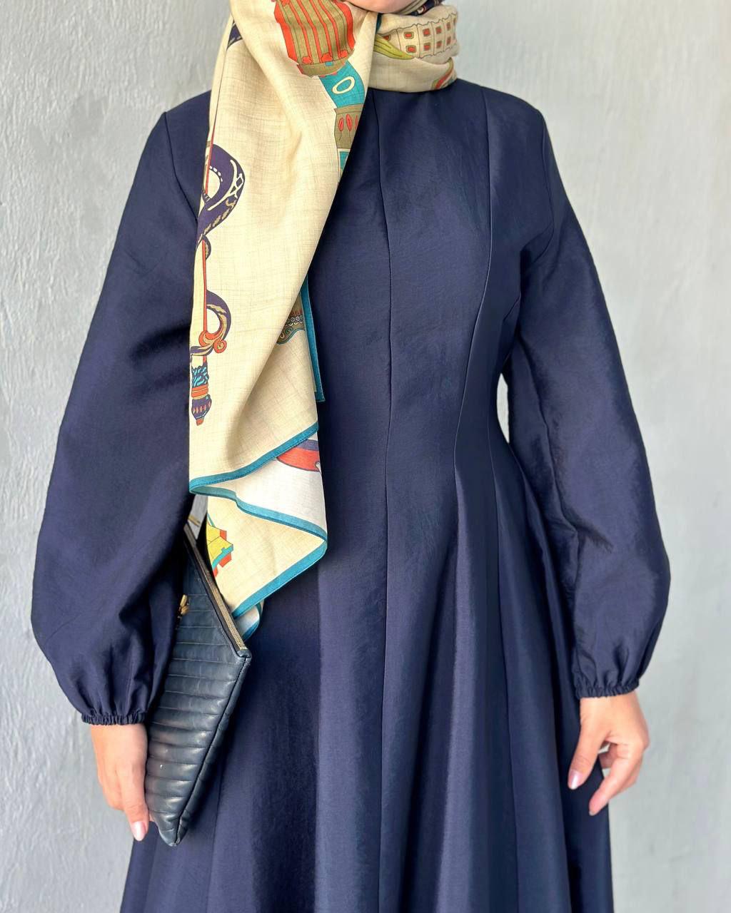 Sara Dress - Navy Blue