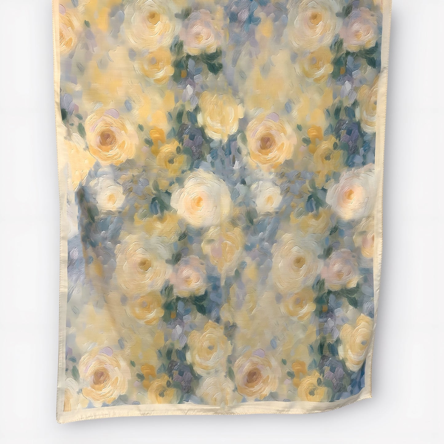 Mirage Floral Hijab- Butter