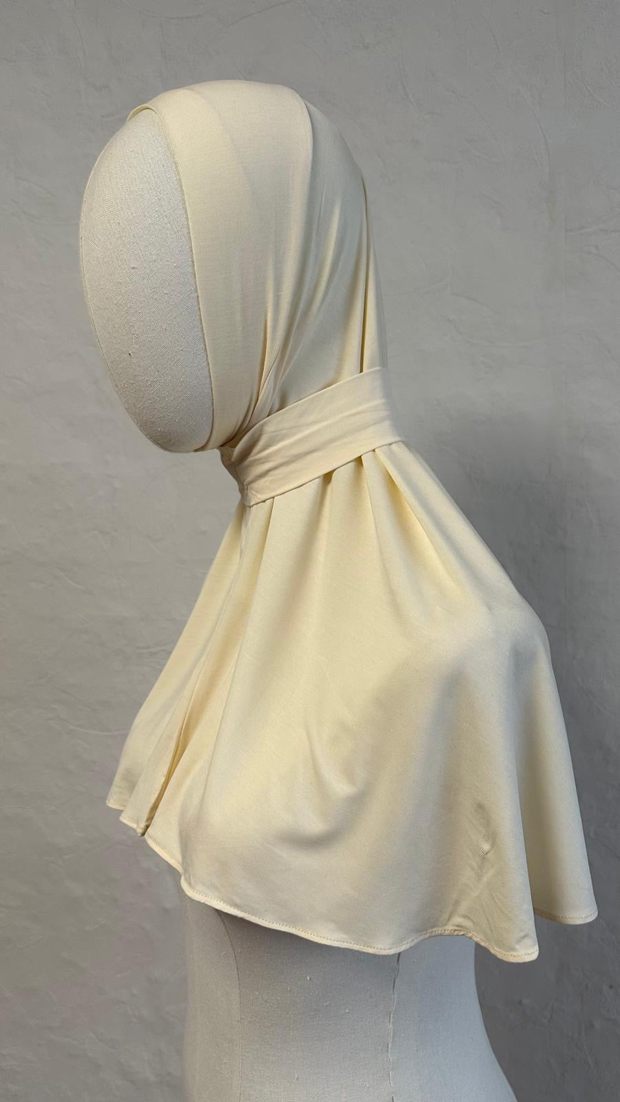 Bamboo Instant Hijab - Butter