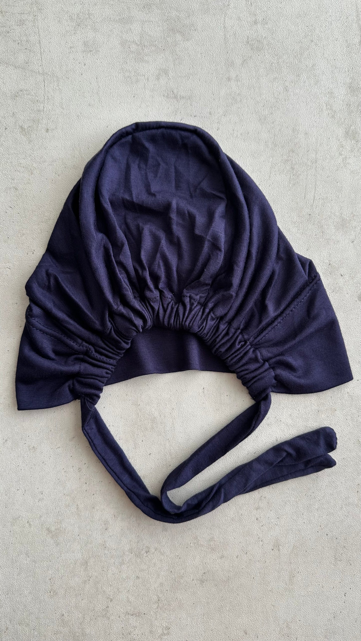 Foulard sous-écharpe bleu marine