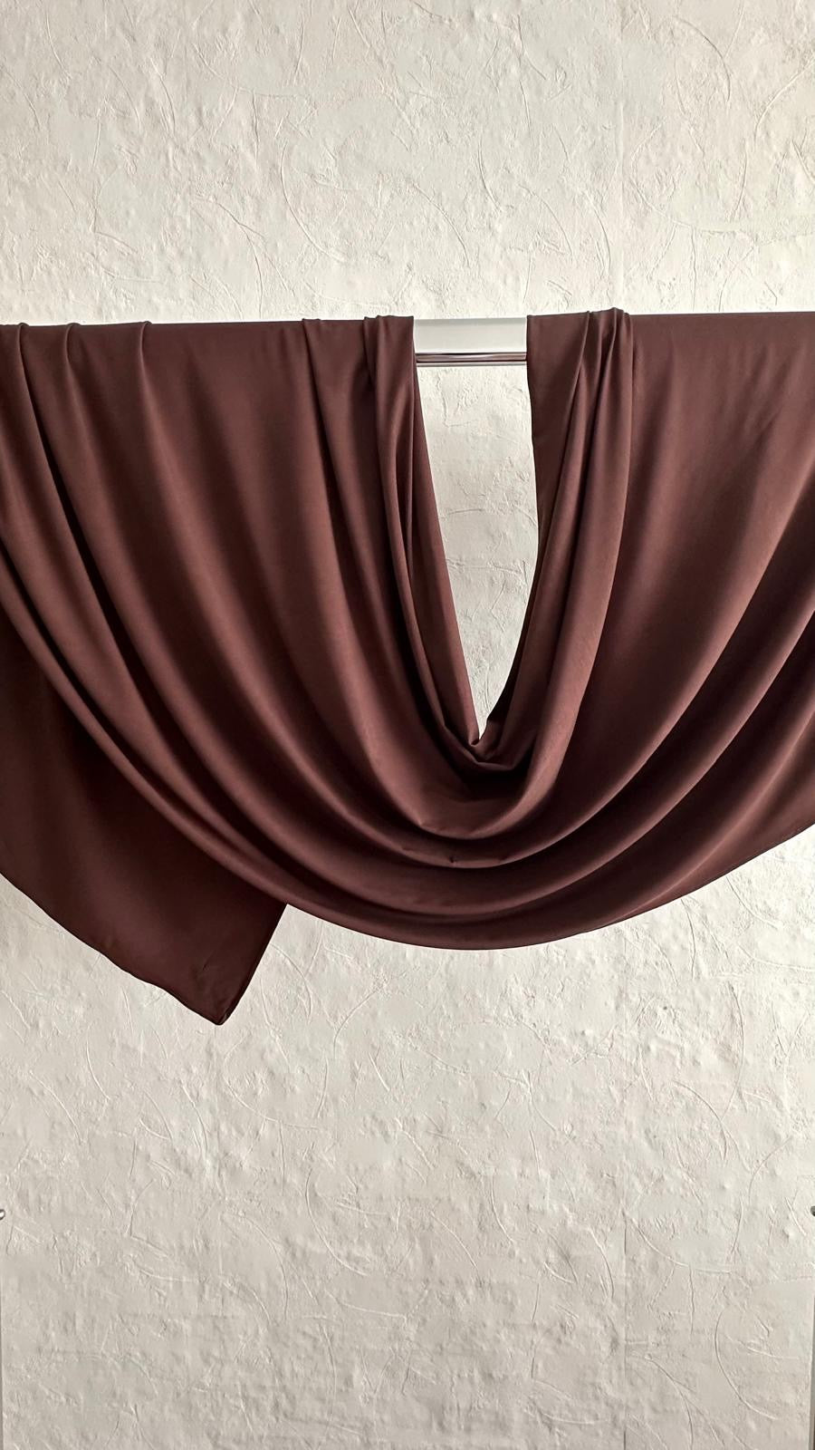 Premium Jersey Hijab - Dark Chocolate