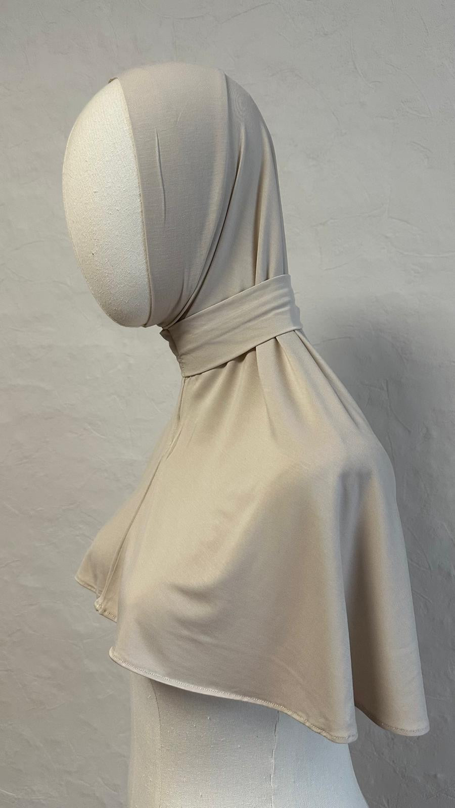 Bamboo Instant Hijab - Stone