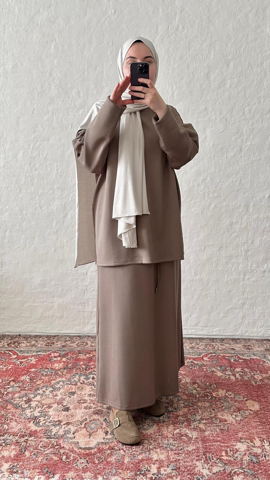 Comfy Twin 2-Piece Set - Taupe