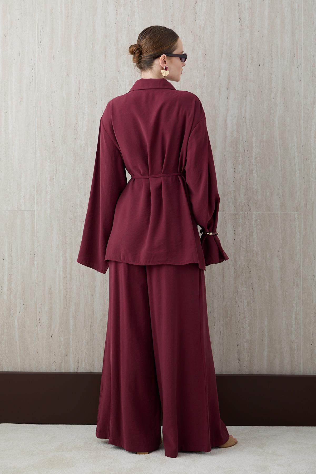 Alba 2-pieces Modal Set - Burgundy