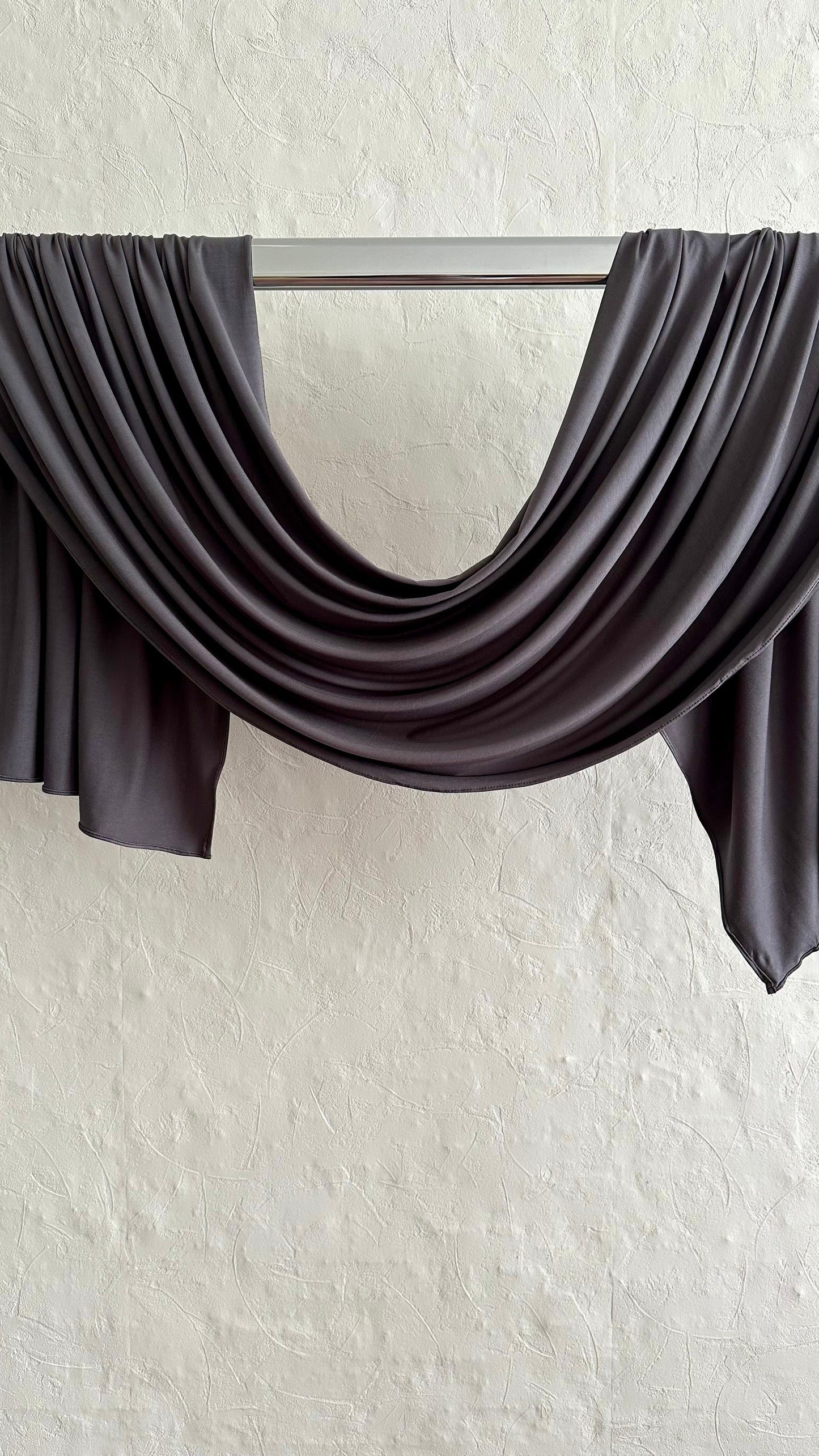 Premium Jersey Hijab - Dark Grey