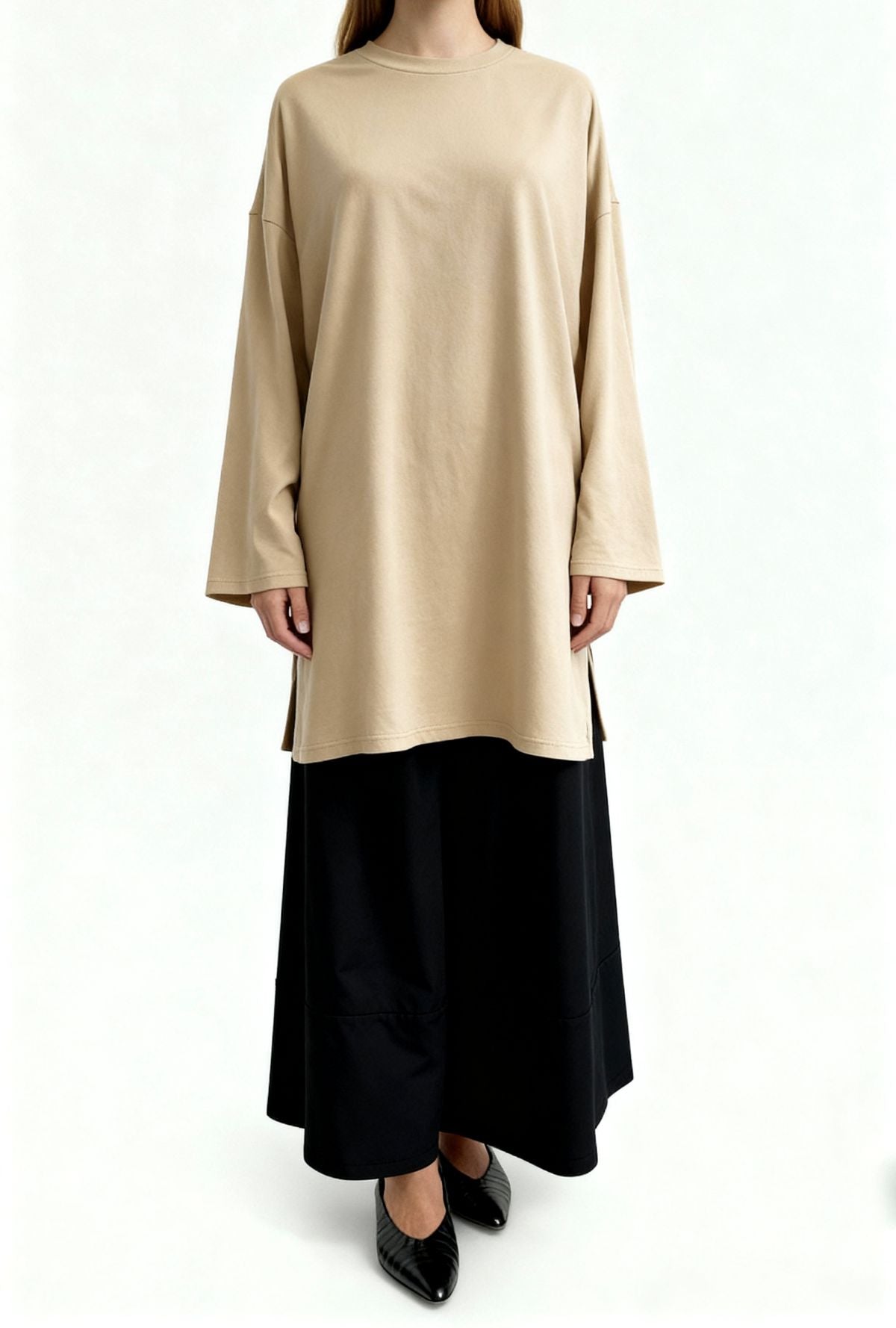 Cmfy Oversized Tshirt - Light Brown