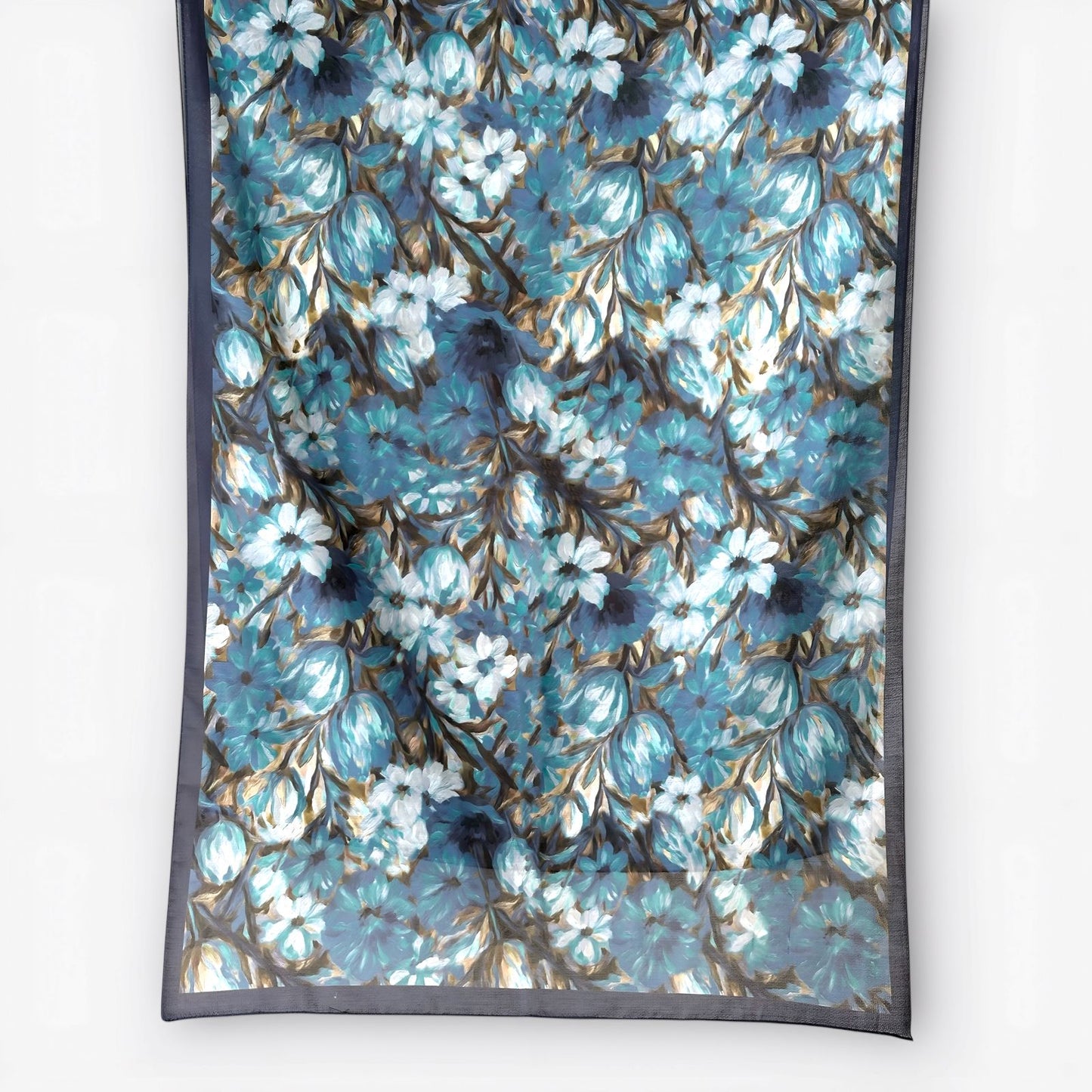 Yale Floral Hijab-Navy