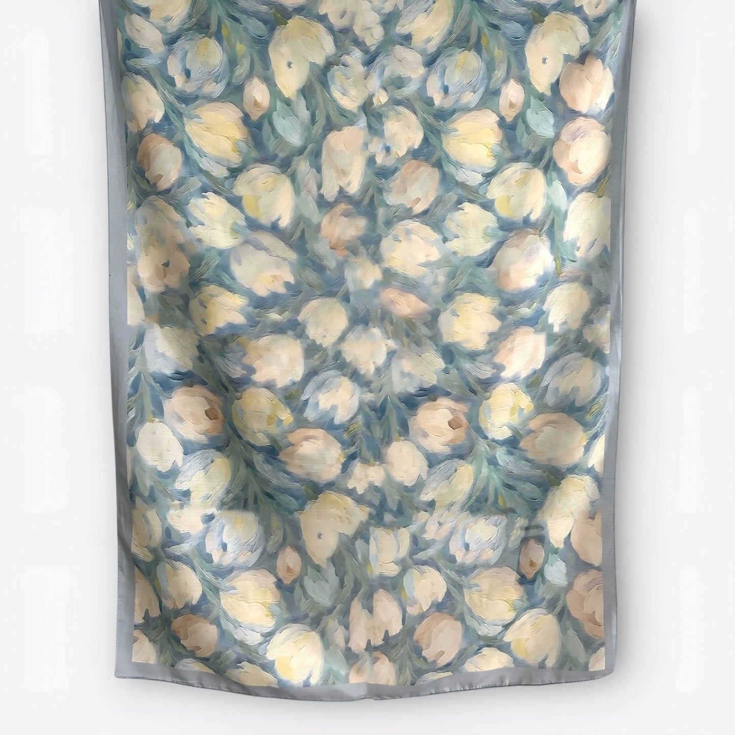 Mirage Floral Hijab-Butter Sky