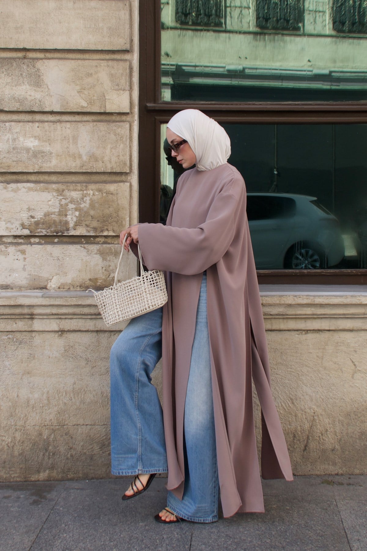 Leman Long Blouse - Mink