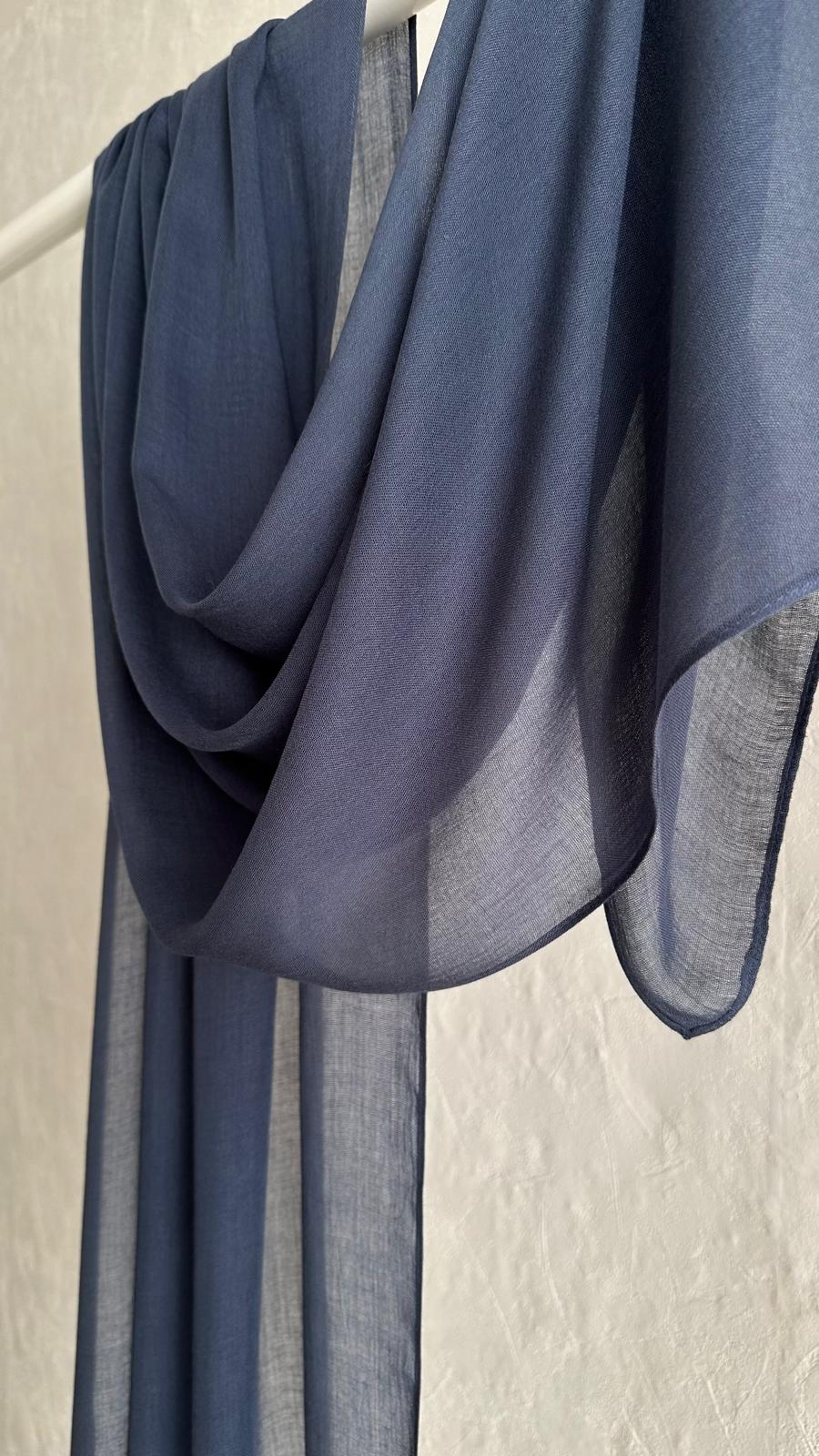 Modal Scarf - Navy Blue