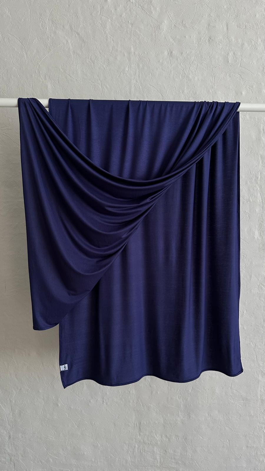 Bamboo Jersey Scarf - Sax