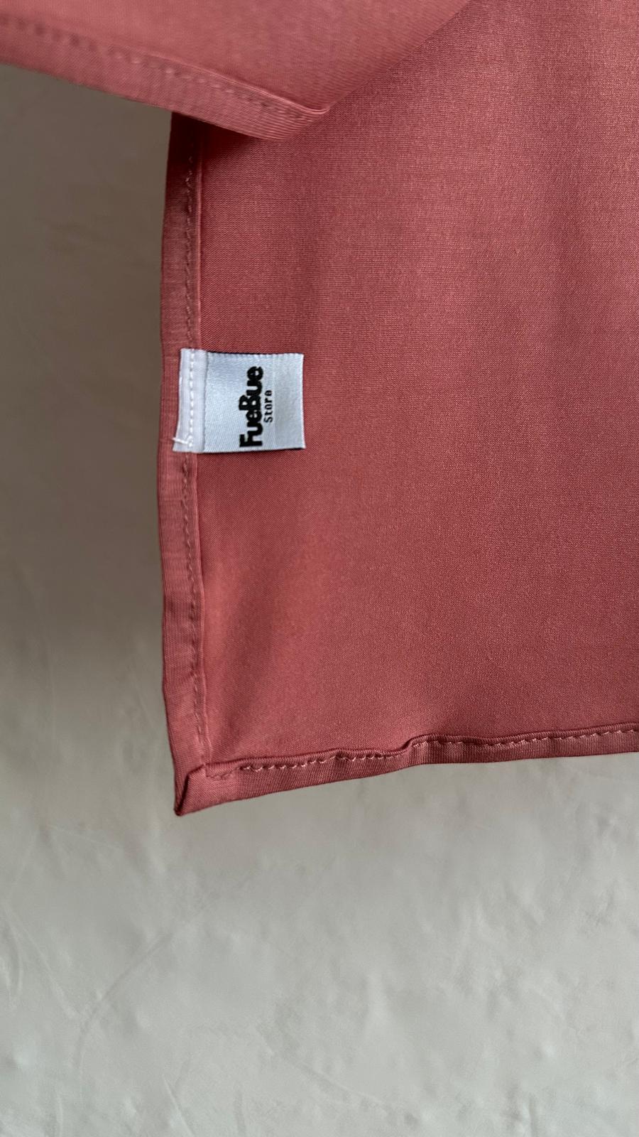 Bamboo Jersey Scarf - Terracotta Blush