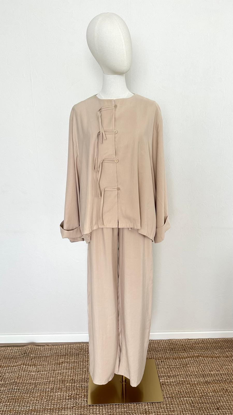 Chemise Louise en modal - Beige