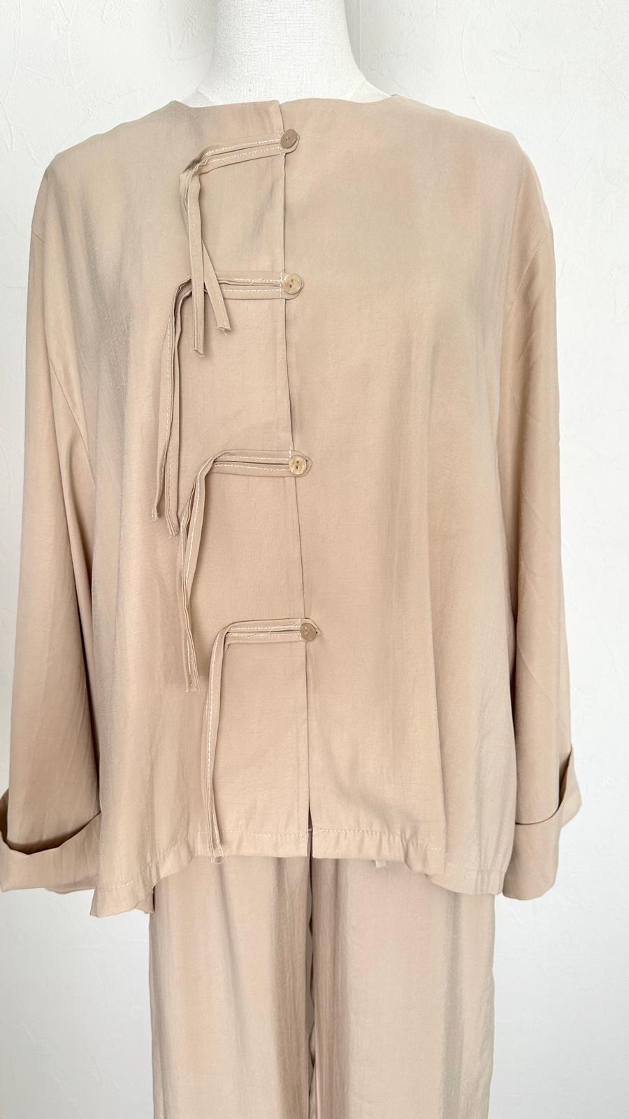 Chemise Louise en modal - Beige