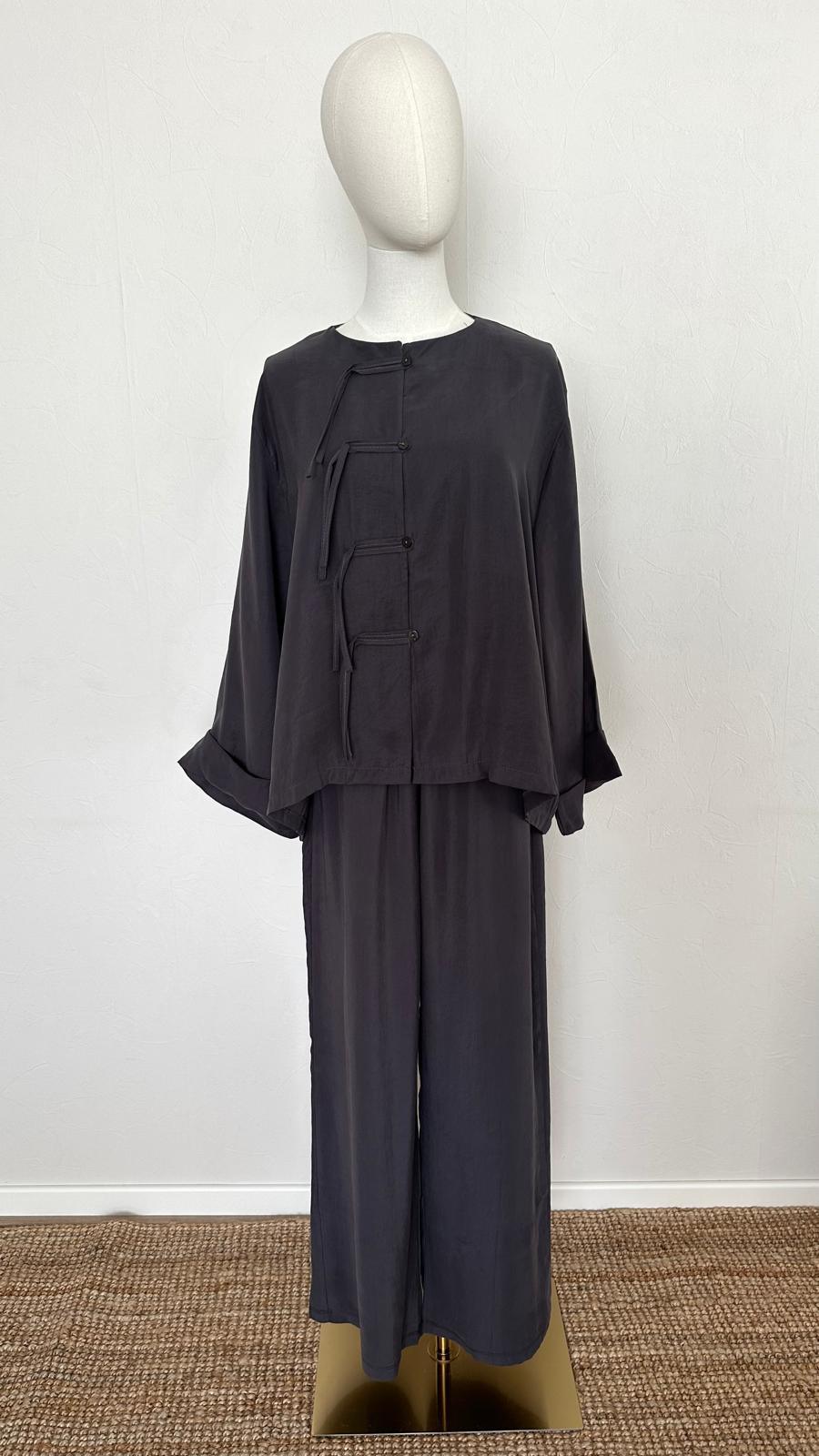 Louise Modal Shirt - Anthracite