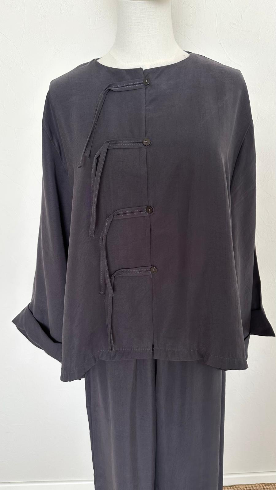 Louise Modal Shirt - Anthracite