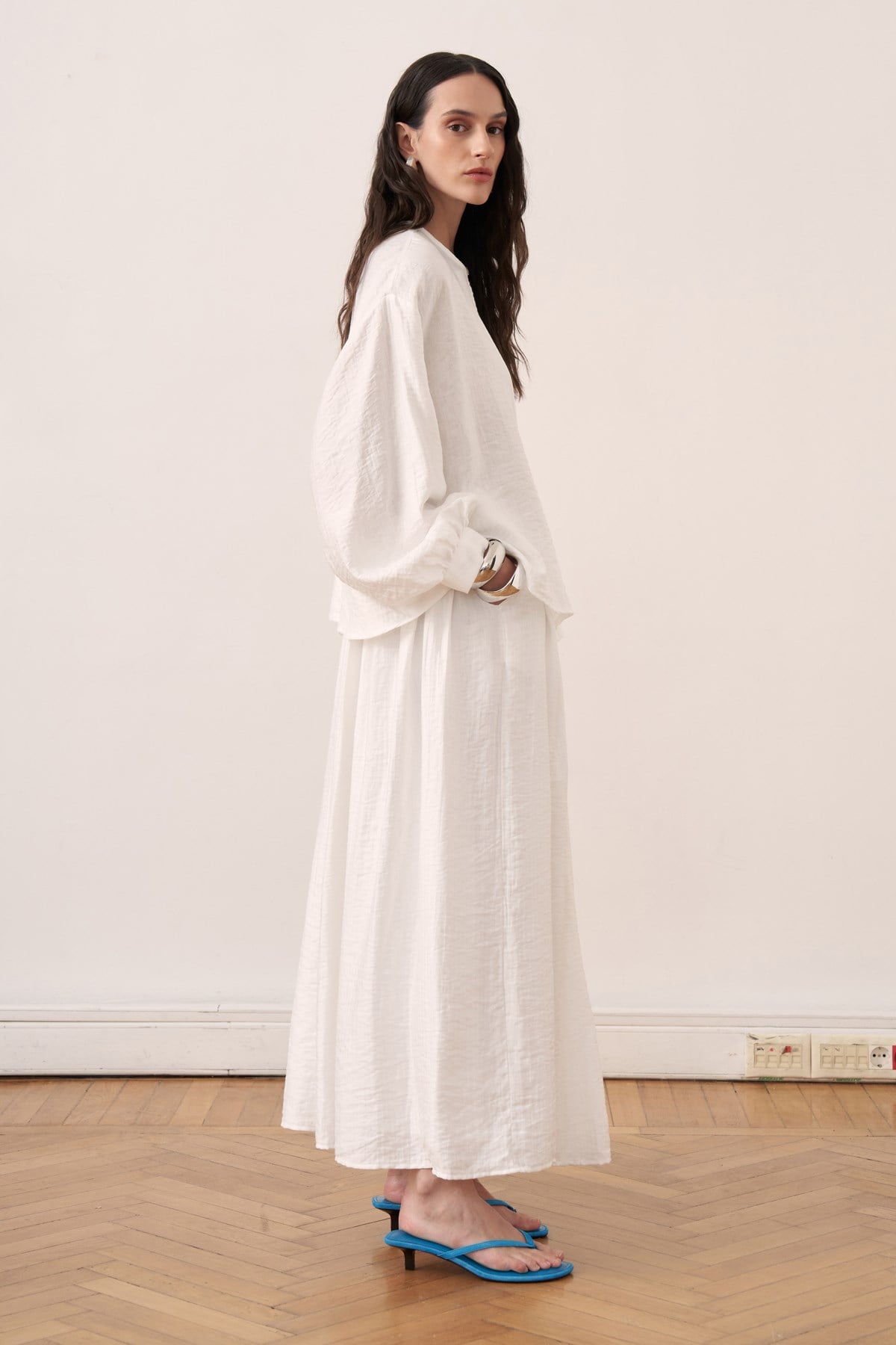 Almera 2-piece Maxi Skirt Set - Ecru