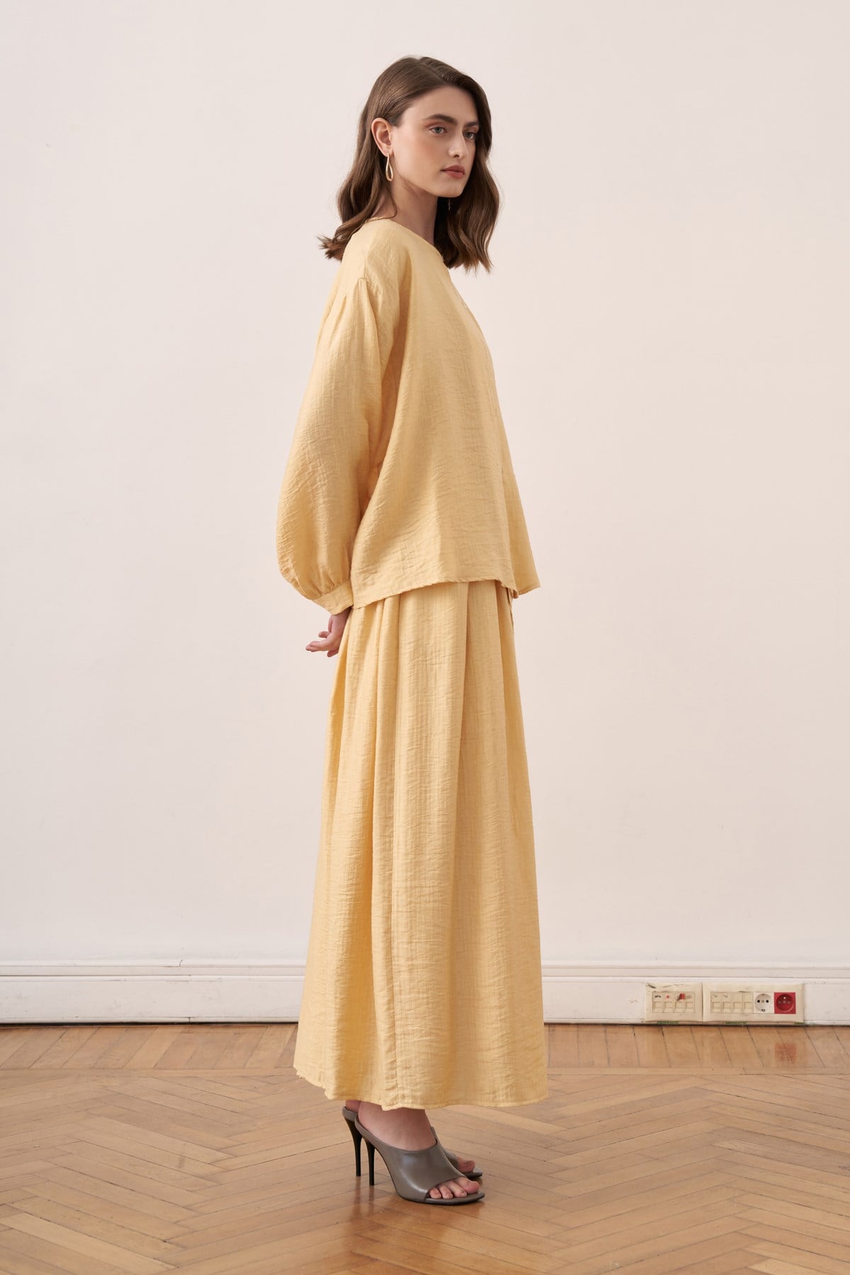 Almera 2-piece Maxi Skirt Set - Butter