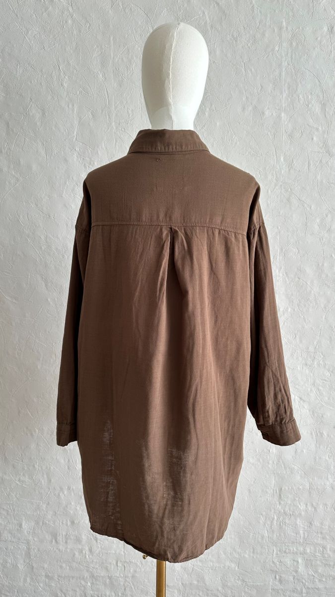 Cotton Shirt - Desert Brown