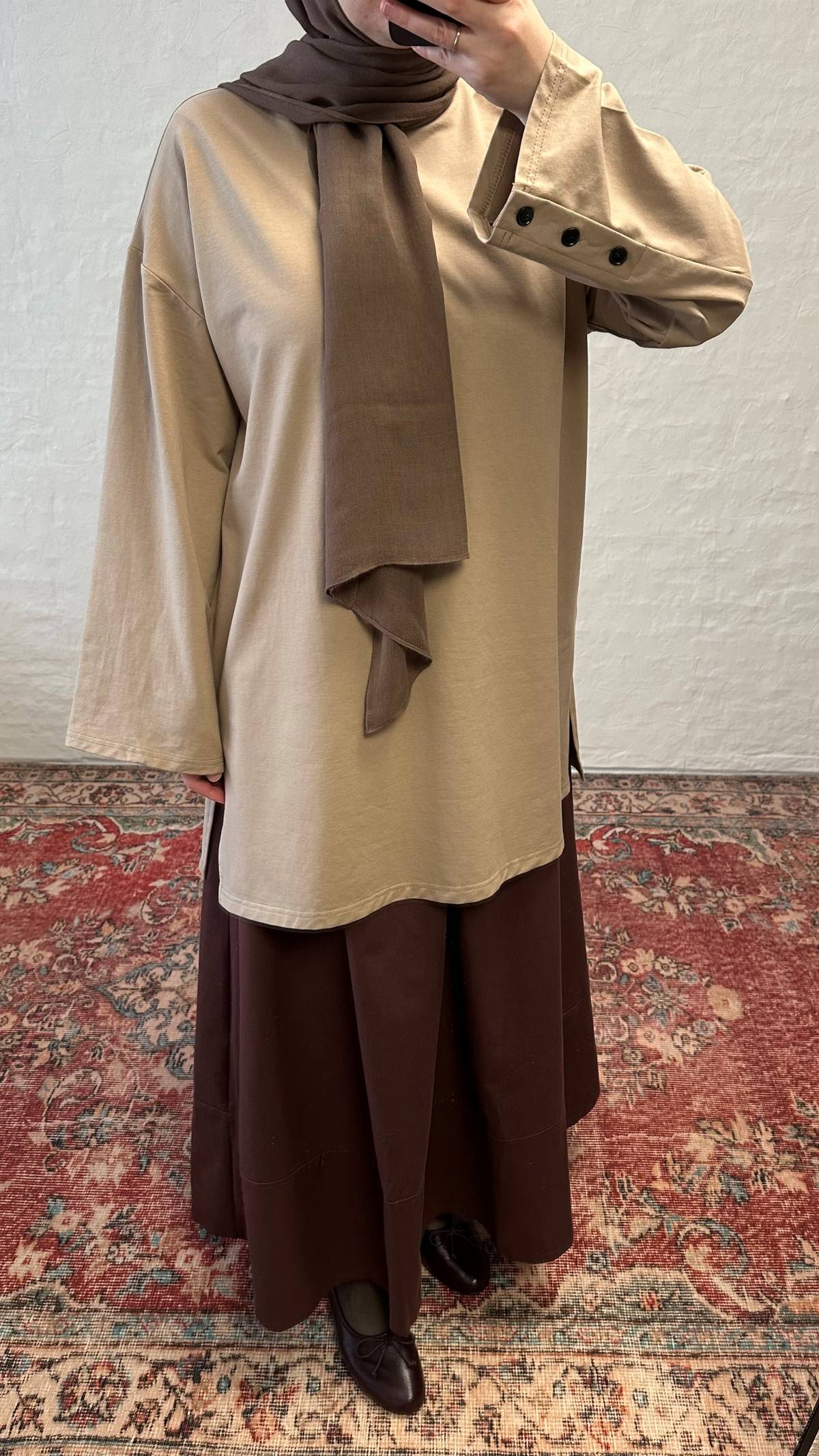 Cmfy Oversized Tshirt - Light Brown
