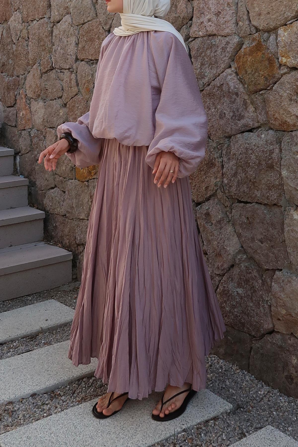 Terra Crush Skirt - Plum