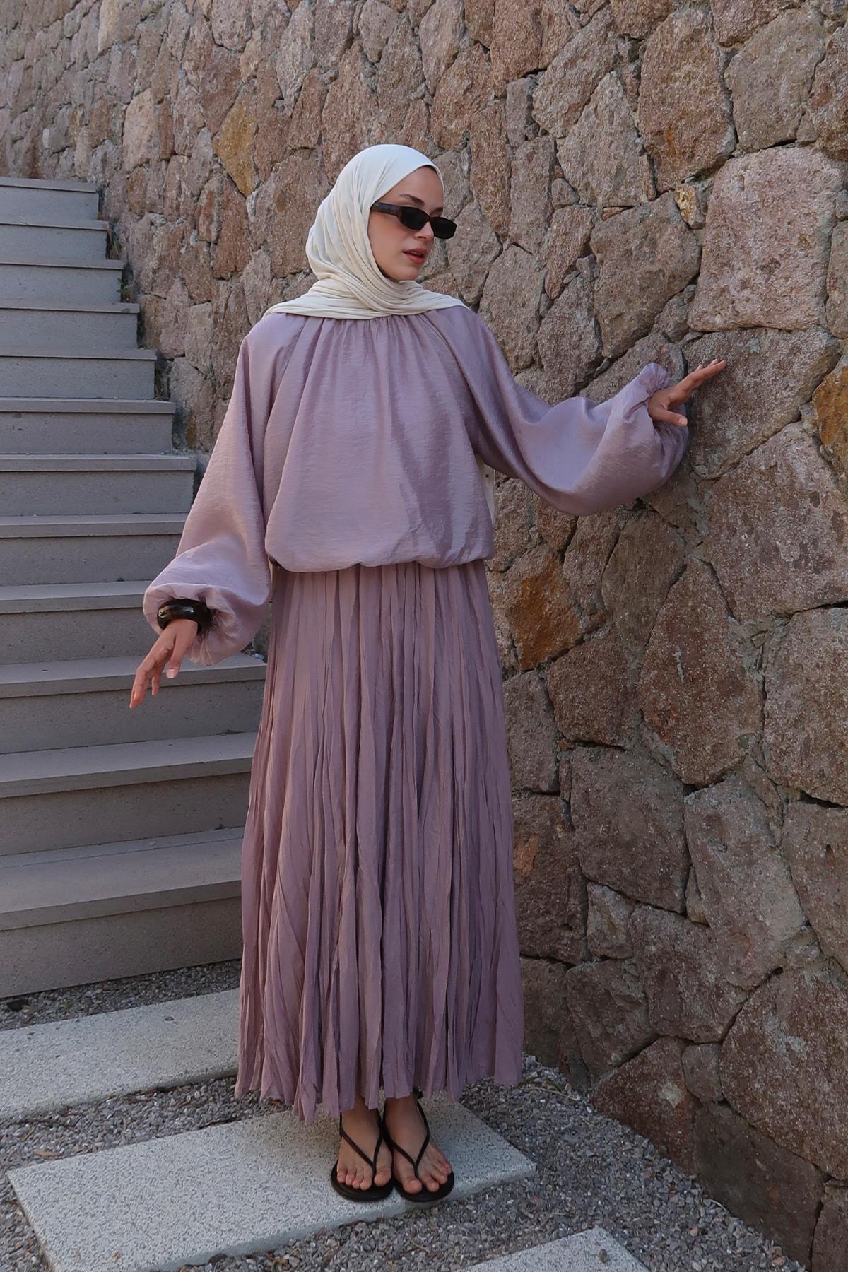 Terra Crush Skirt - Plum