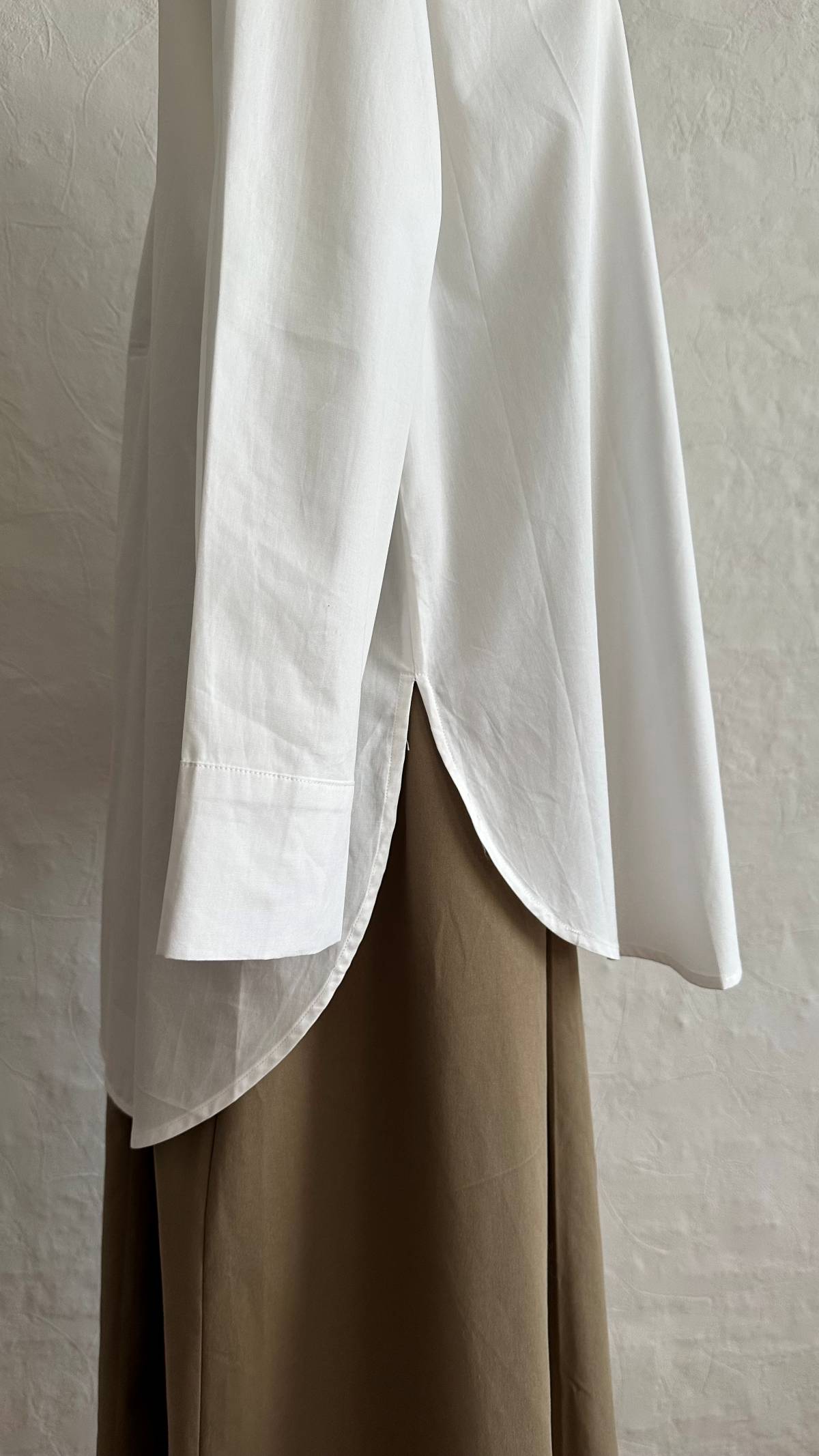 Nora Poplin Cotton Shirt - White
