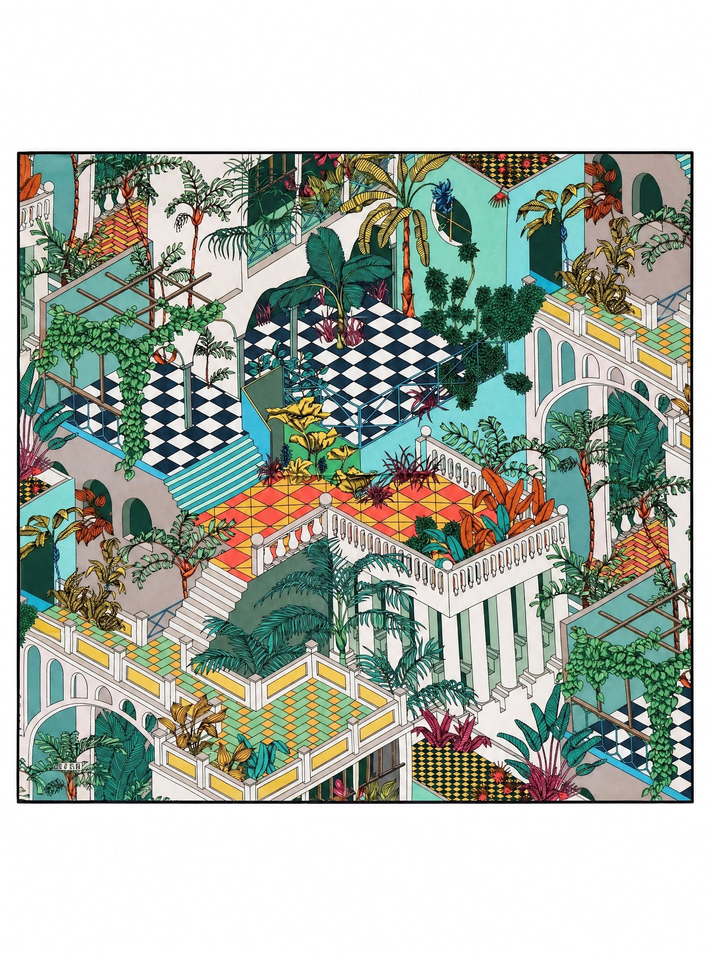 Gardenae Shawls-Emerald