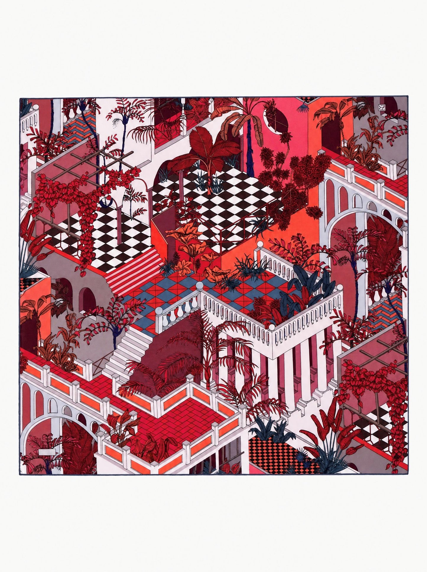 Gardenae Shawls-Ruby