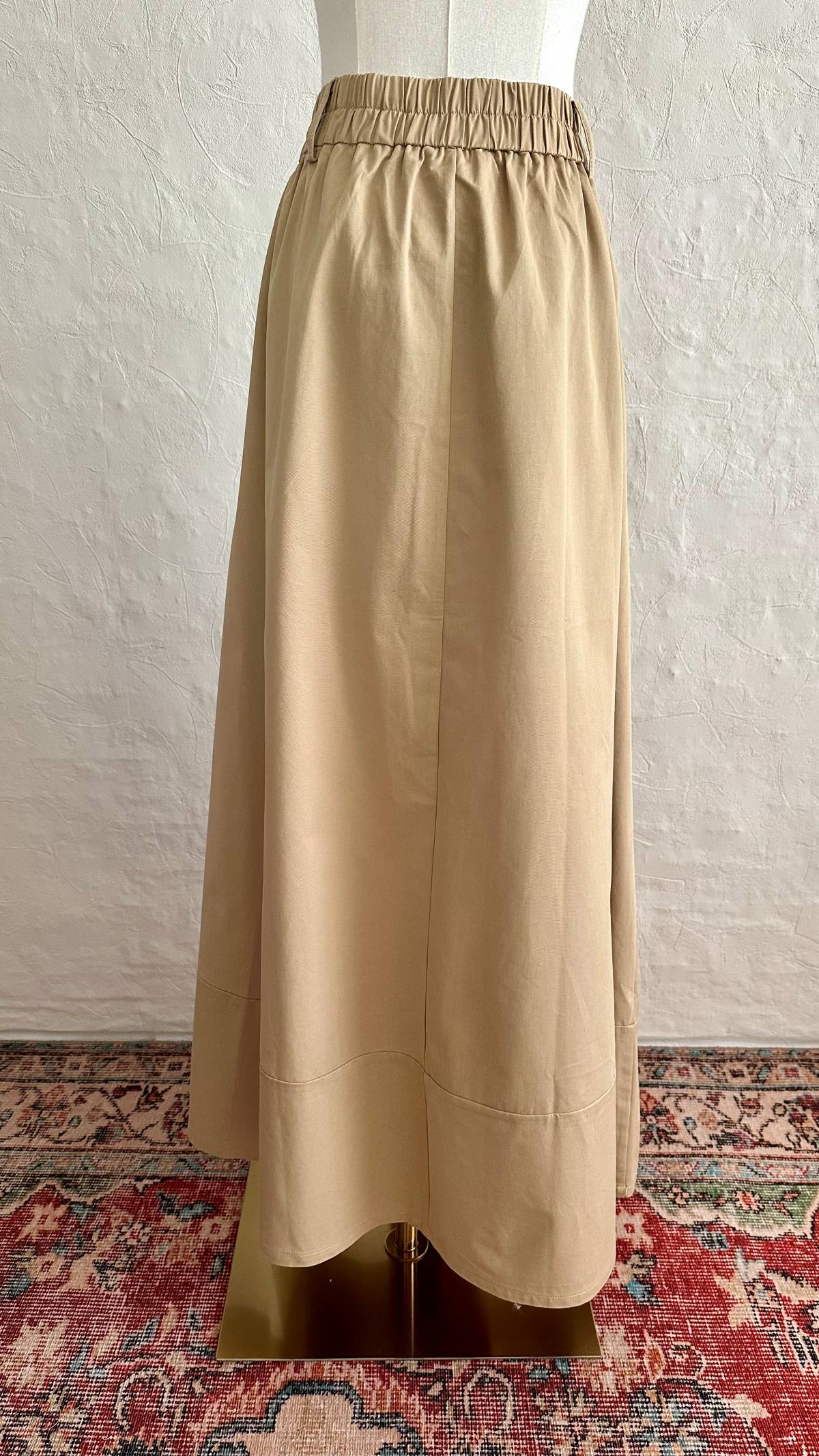 Vela Cotton Skirt & Top Set - Camel