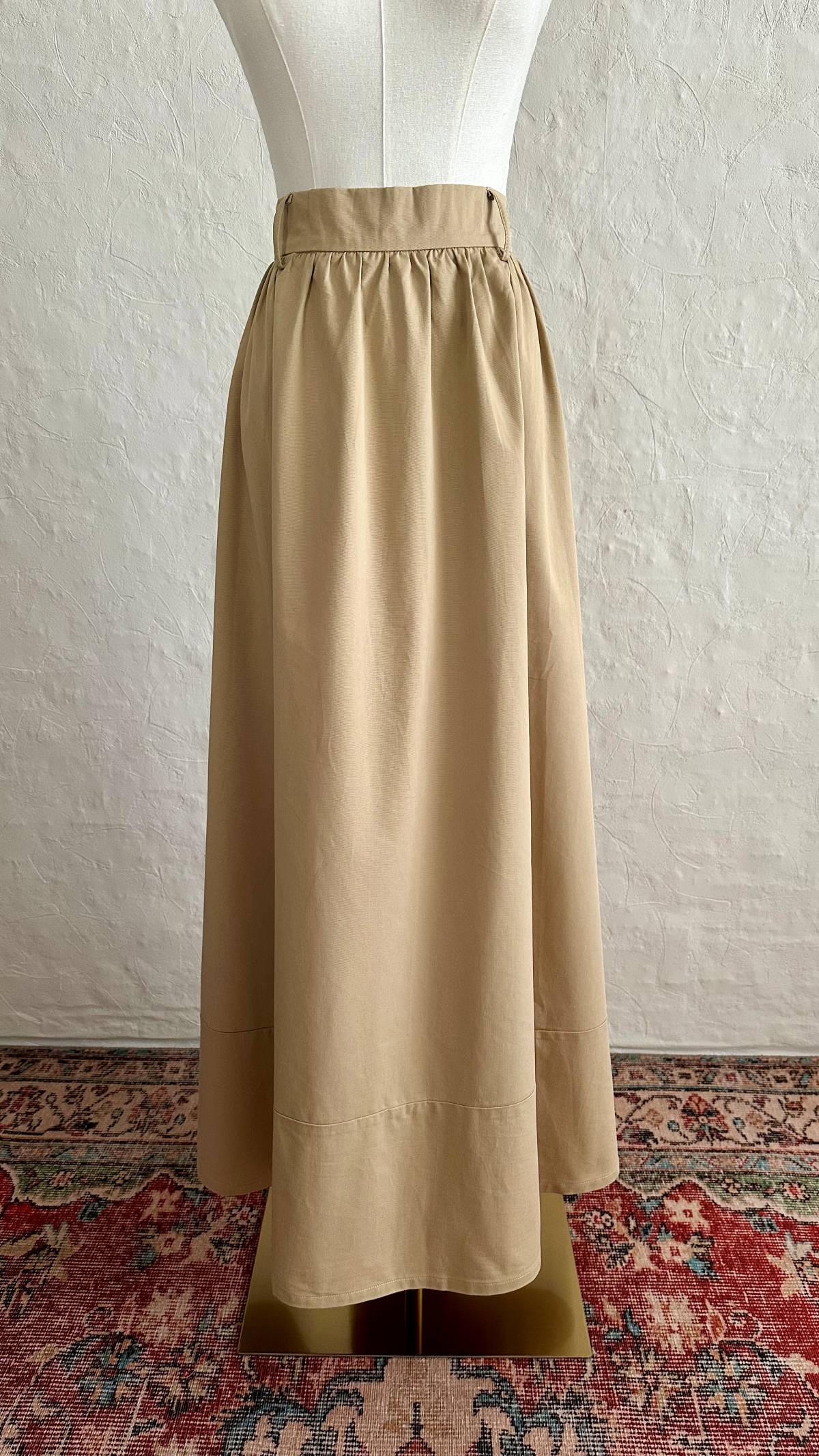 Vela Cotton Skirt & Top Set - Camel