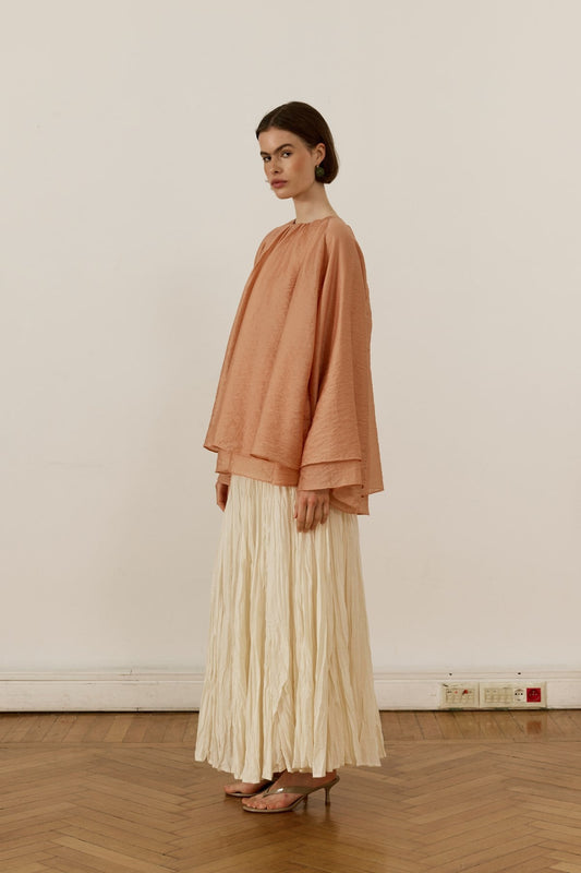 Tidea Blouse - Salmon