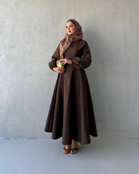 Sara Dress - Brown