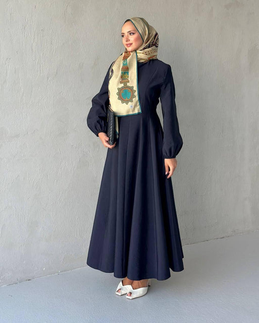 Sara Dress - Navy Blue