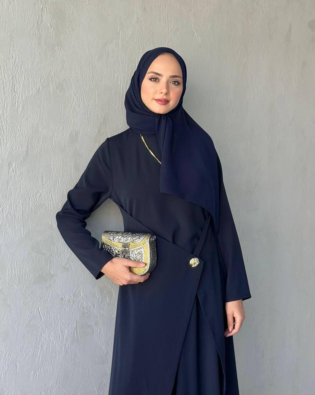 Nala 2-piece Crepe Set - Navy Blue