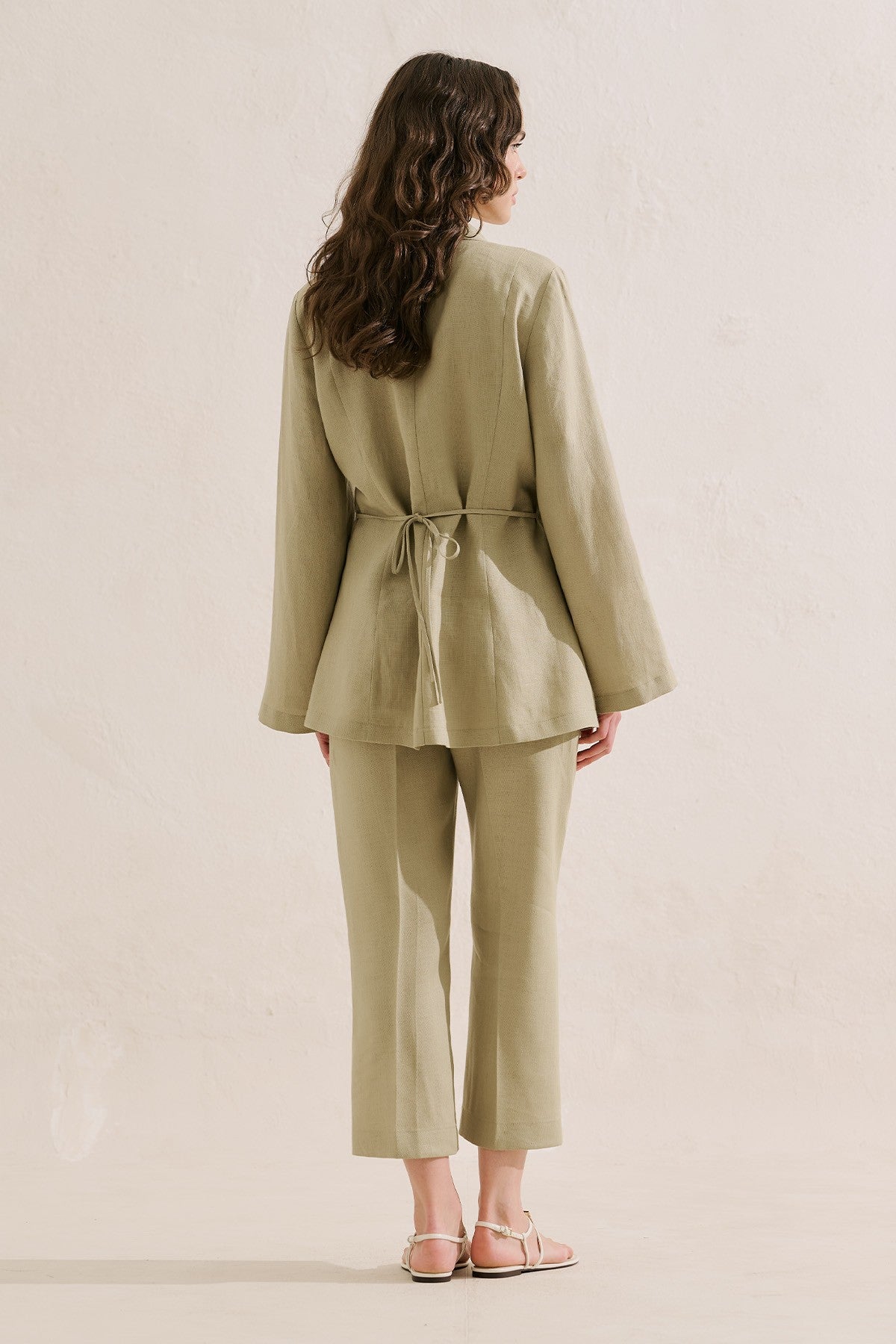 Capri Linen Kimono Jacket