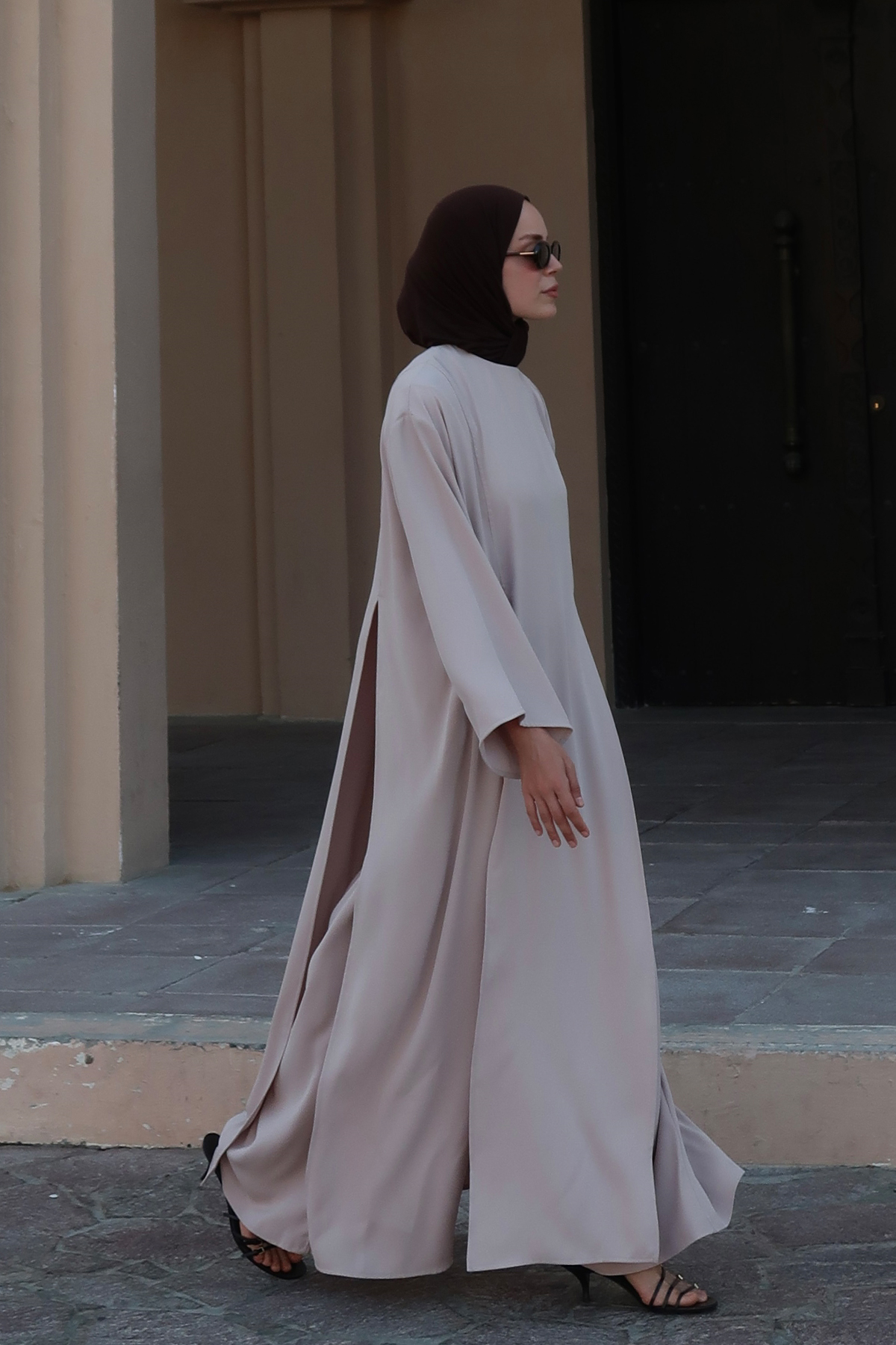 Leman Long Blouse - Light Taupe