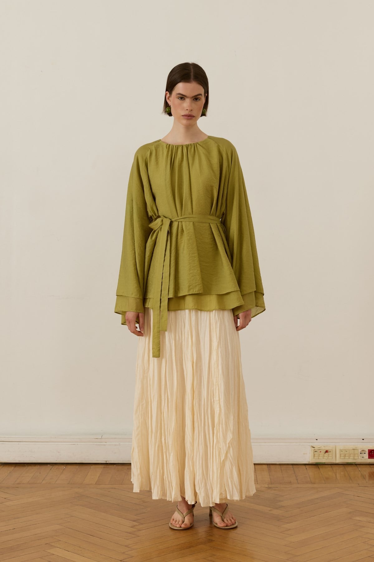 Tidea Blouse - Olive