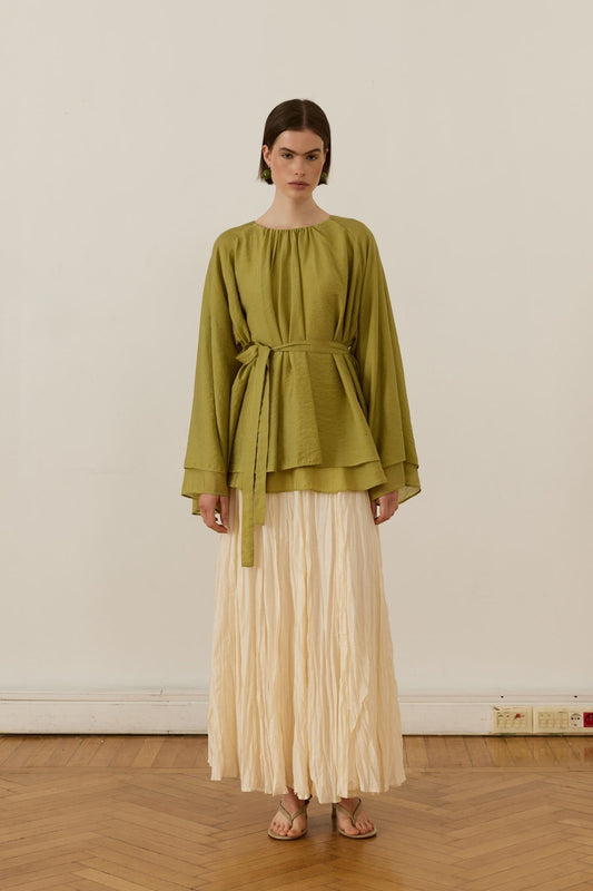 Tidea Blouse - Olive