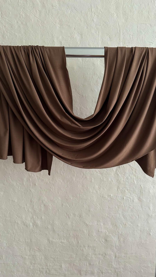 Premium Jersey Hijab - Chocolate