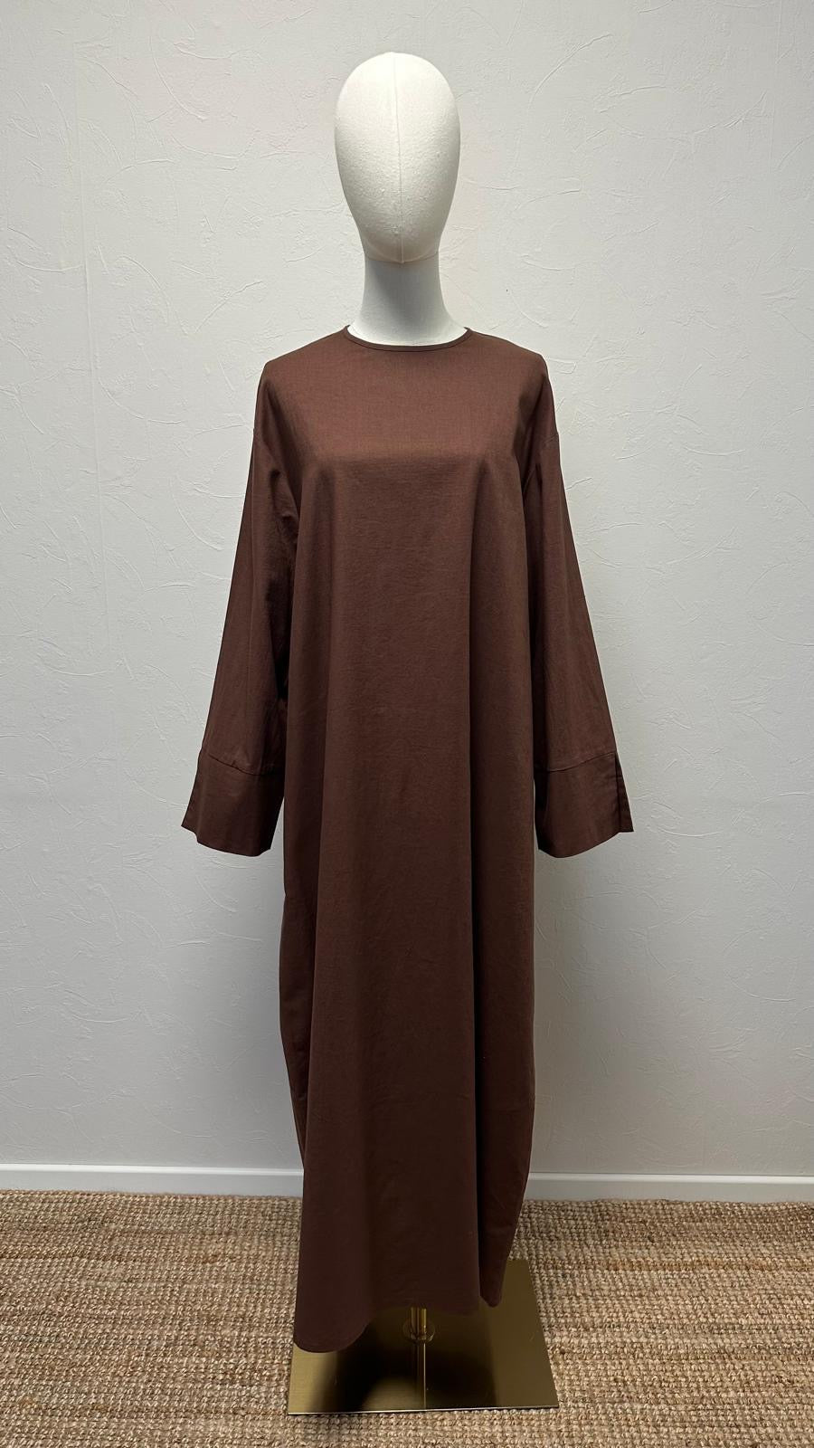 Robe en lin Firuz - Marron
