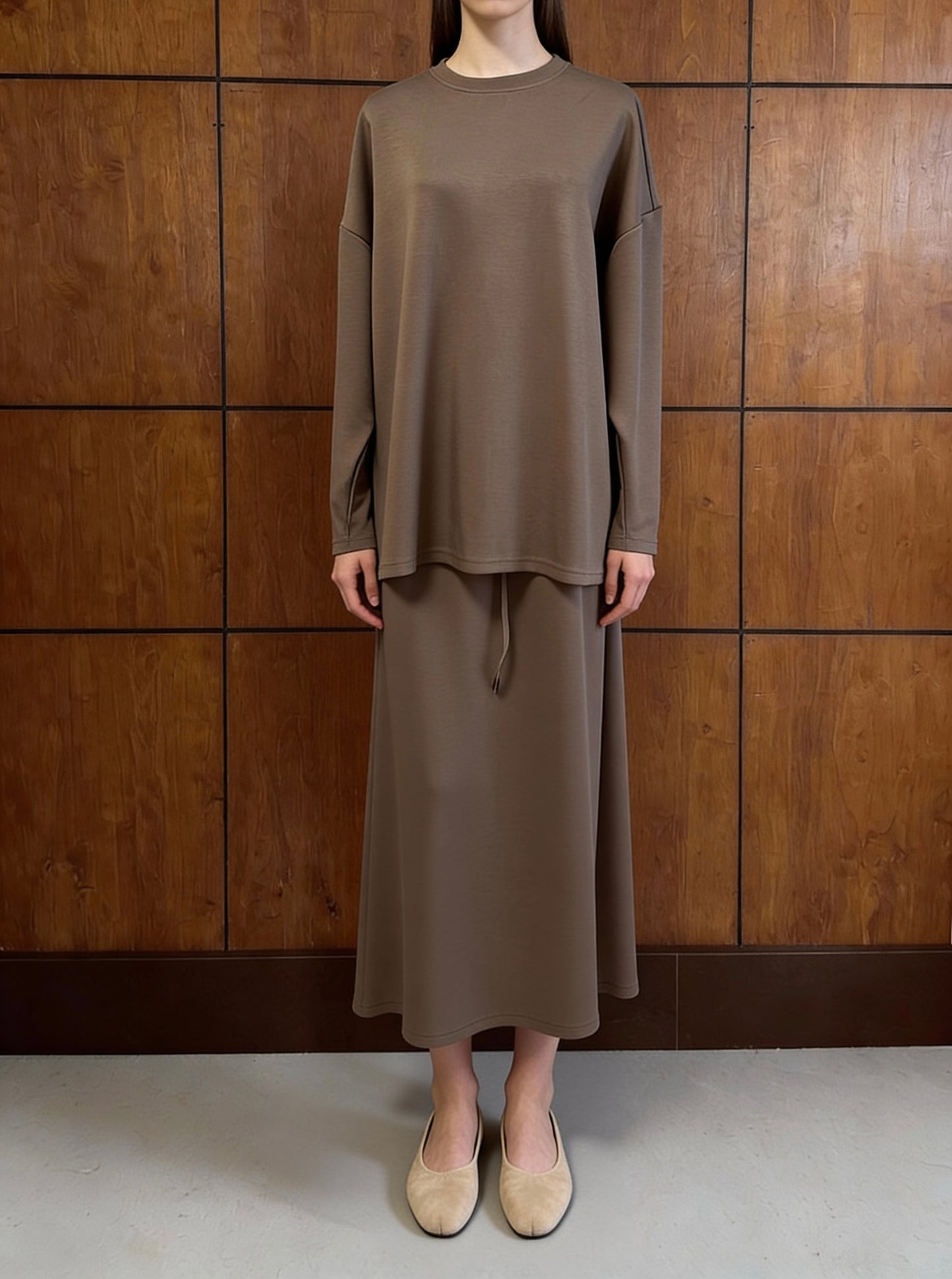 Comfy Twin 2-Piece Set - Taupe