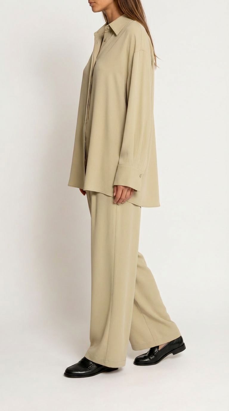 Luxe 2-Piece  Crepe Set - Pistachio