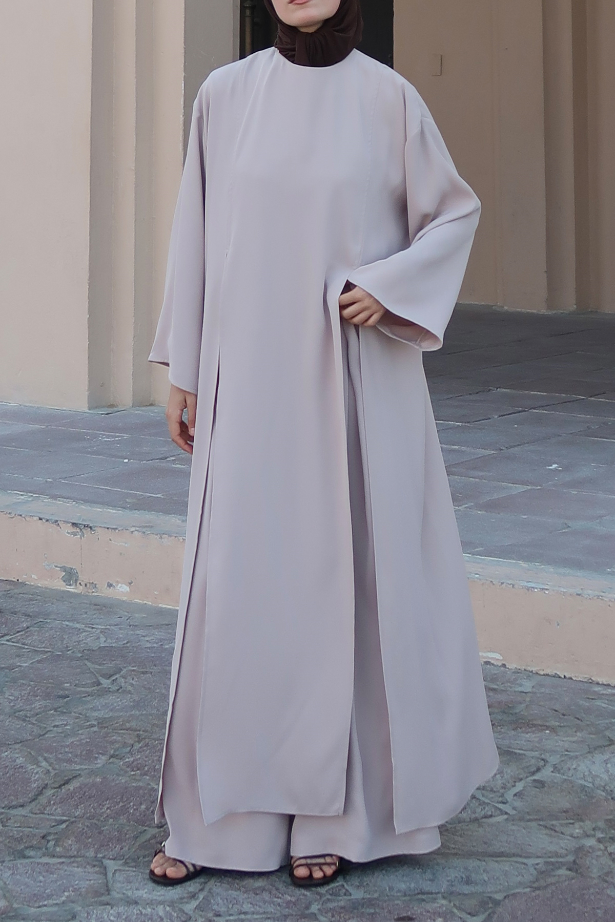 Leman Long Blouse - Light Taupe
