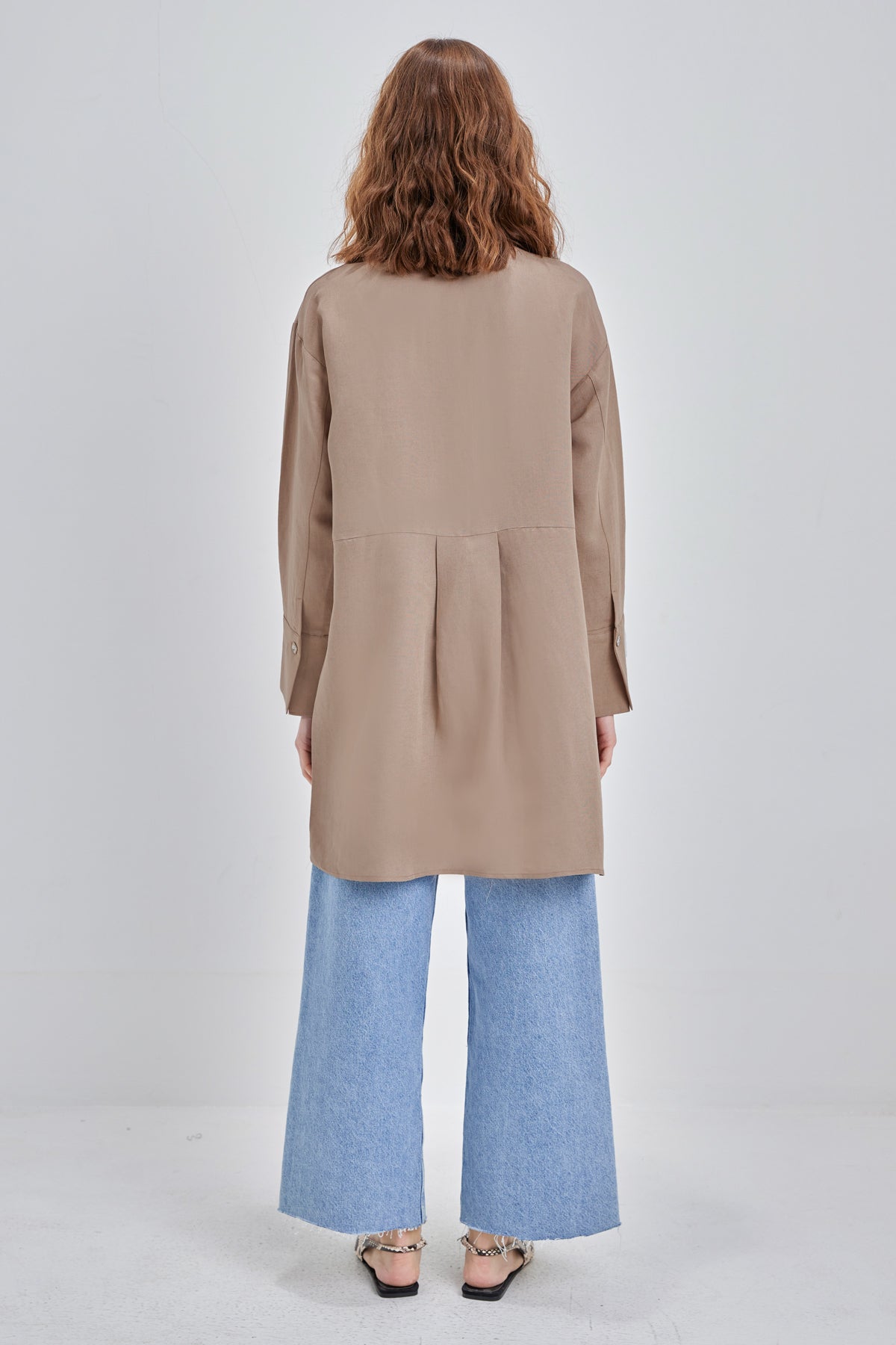Linen Long Shirt - Vizon