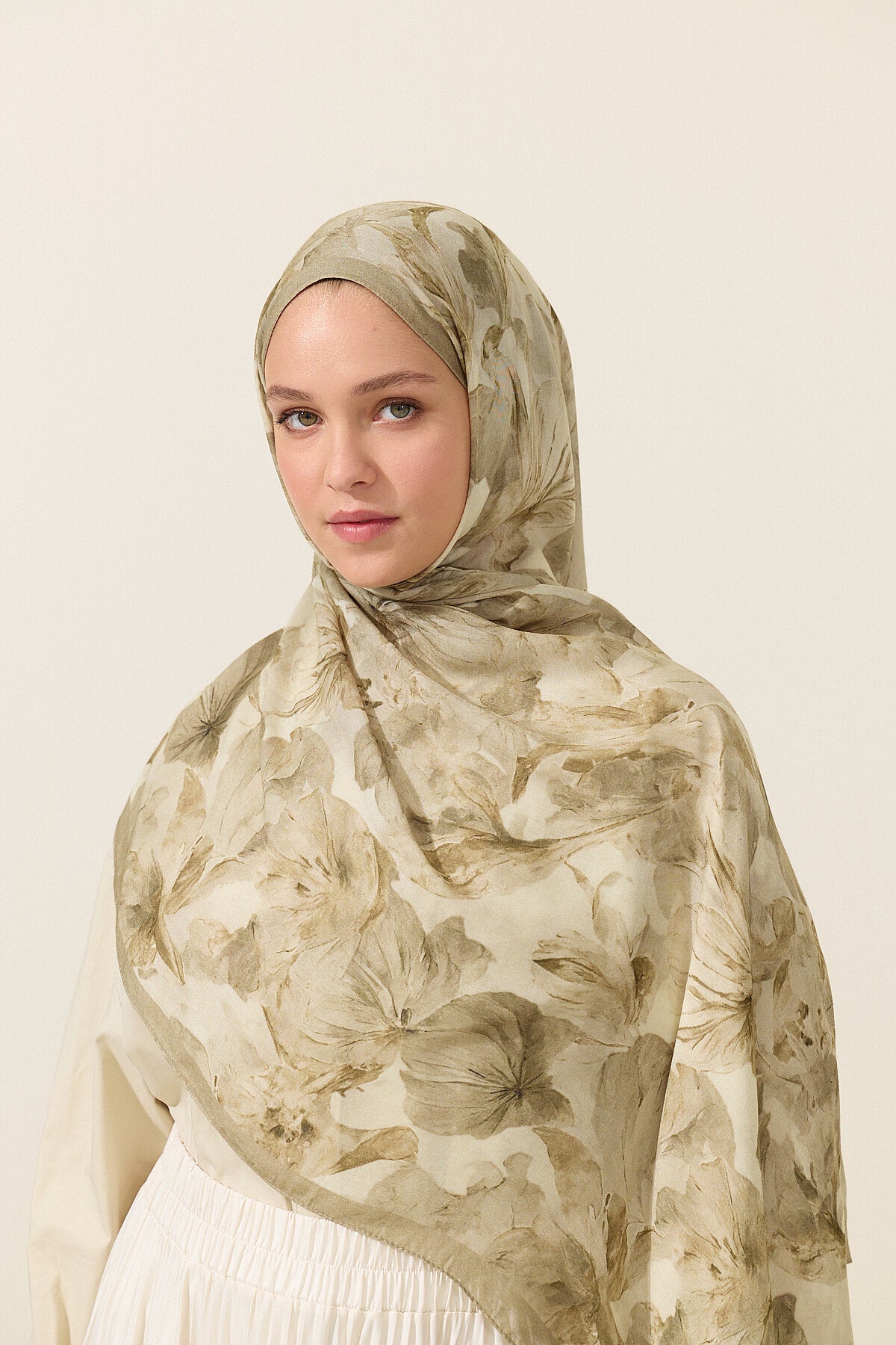 Rami Cotton Hijab-Olive