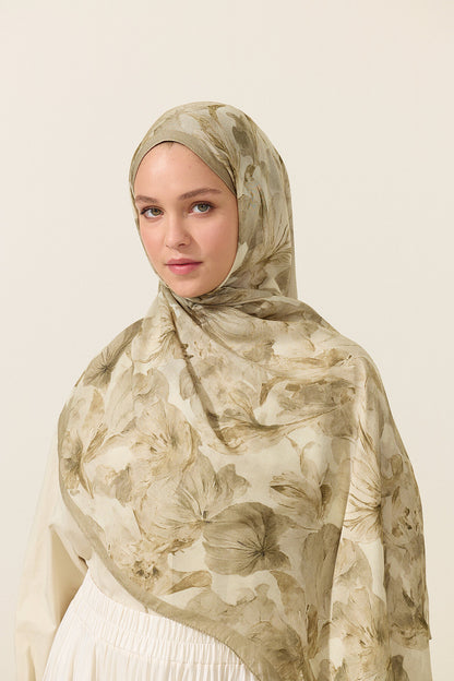 Rami Cotton Hijab-Olive