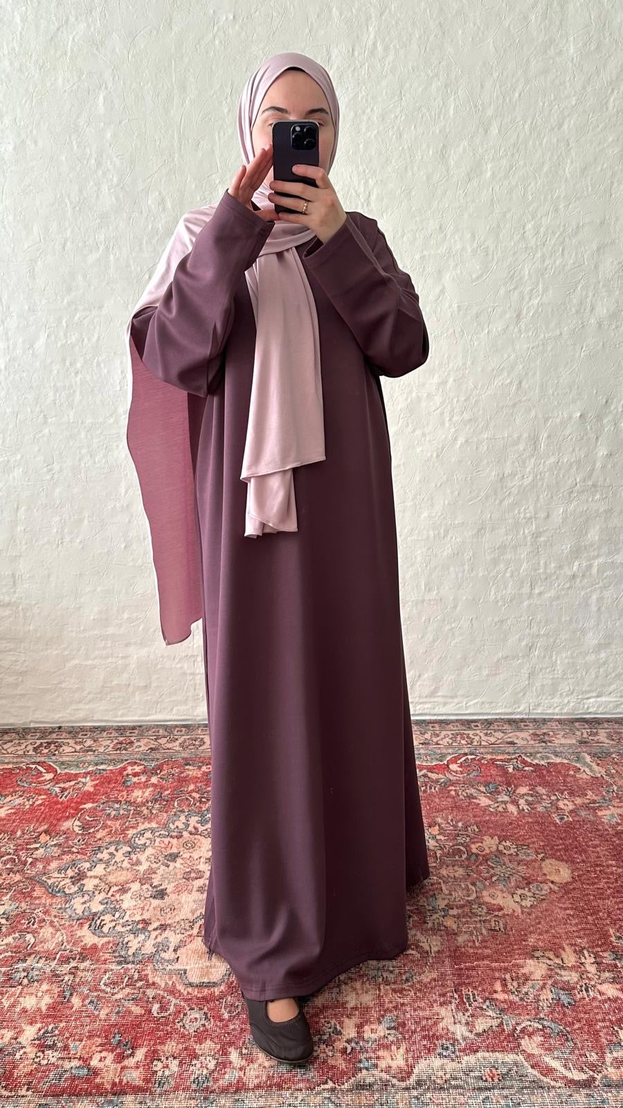 Cmfy Dress -Purple Plum