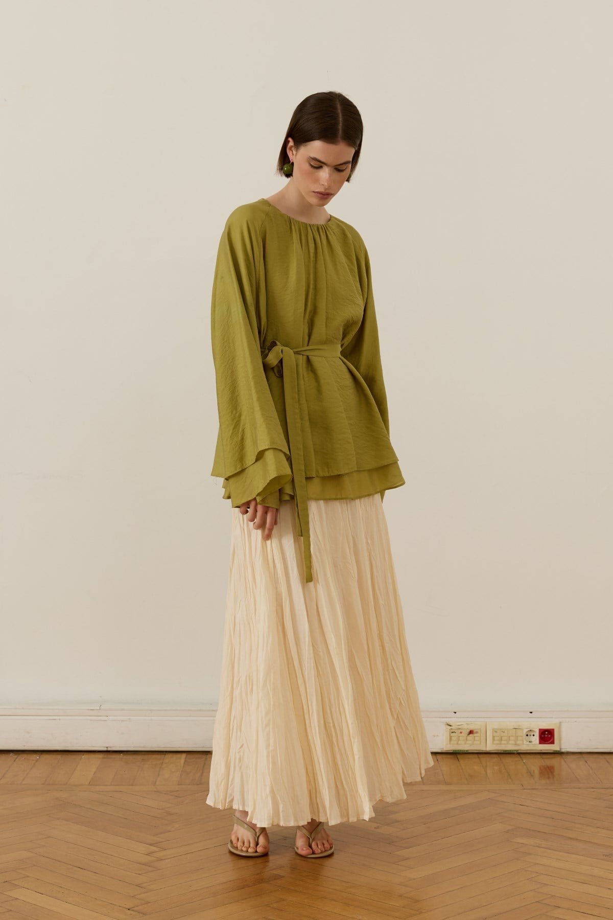Tidea Blouse - Olive