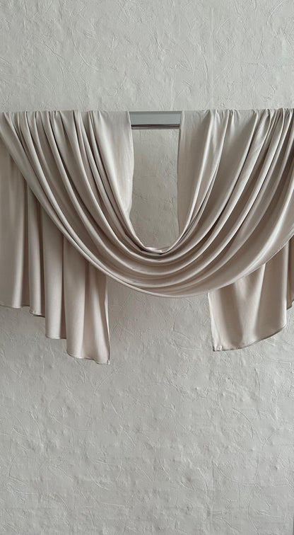 Premium Jersey Scarf - Stone